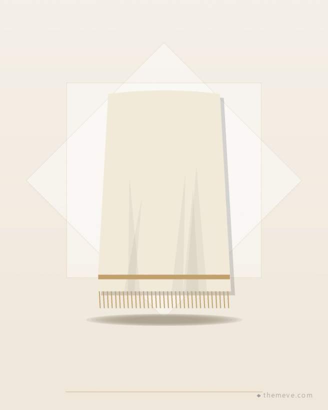 Crinkle Chiffon Hijab — Cream