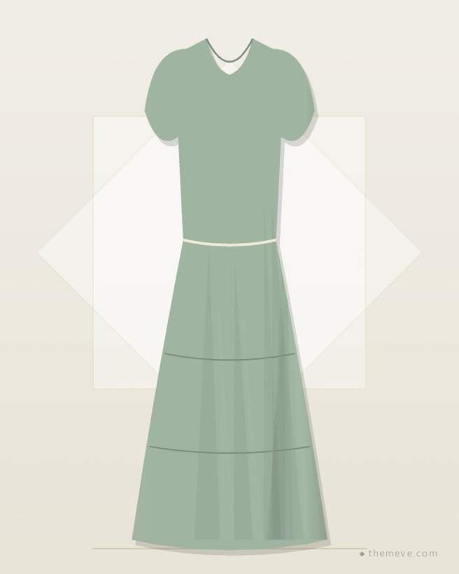 Tiered Maxi Dress — Sage