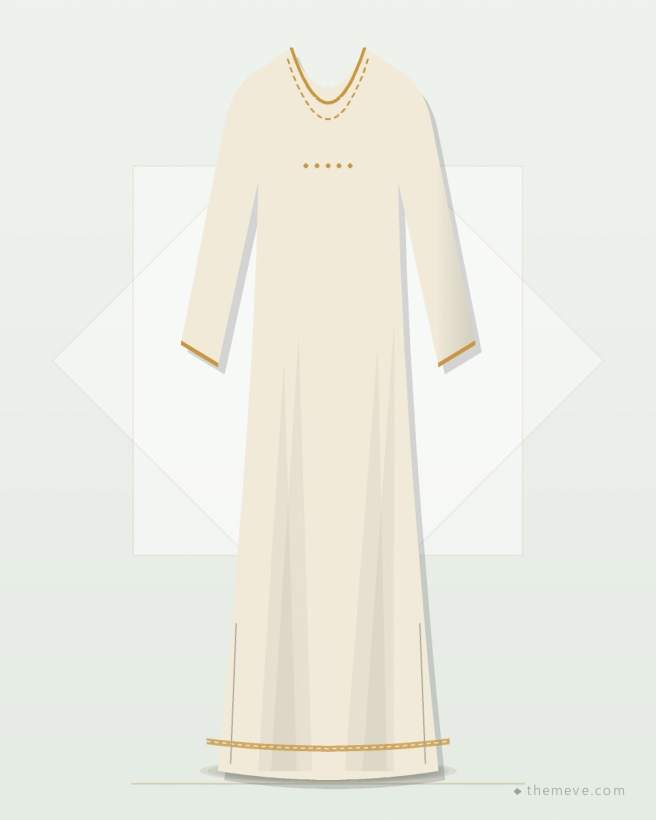 One-Piece Prayer Set — Cream