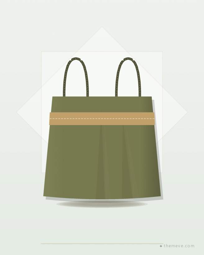 Structured Tote — Olive